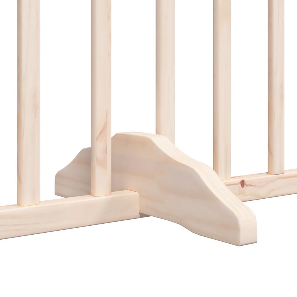 vidaXL Składana bramka dla psa, z drzwiami, 4 panele, 320 cm