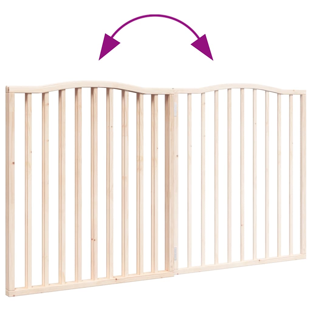 vidaXL Składana bramka zabezpieczająca dla psa, 2 panele, 160 cm