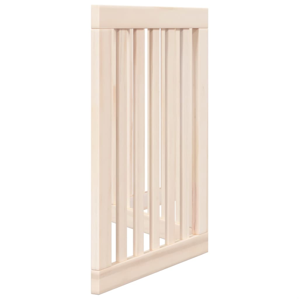 vidaXL Bramka dla psa składana 3 panele 150 cm drewno topolowe