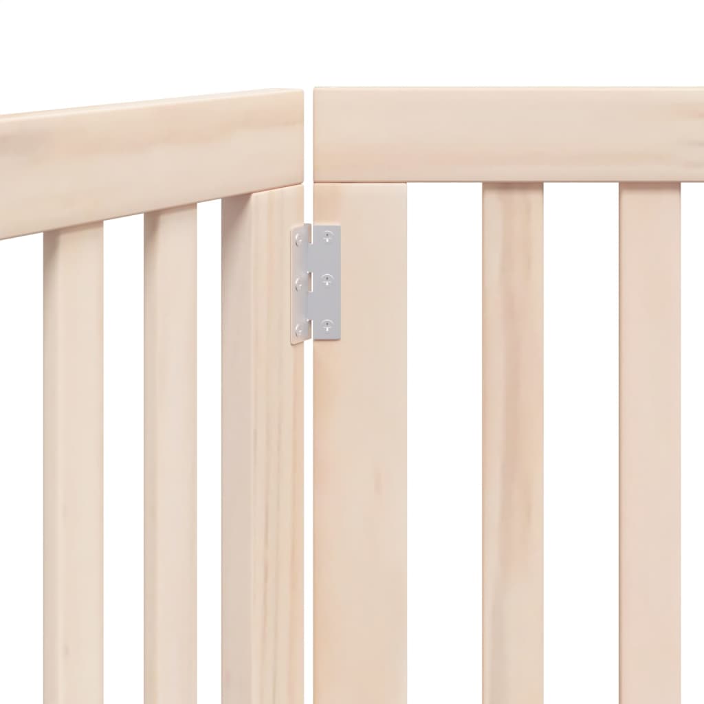 vidaXL Bramka dla psa składana 2 panele 160 cm drewno topolowe