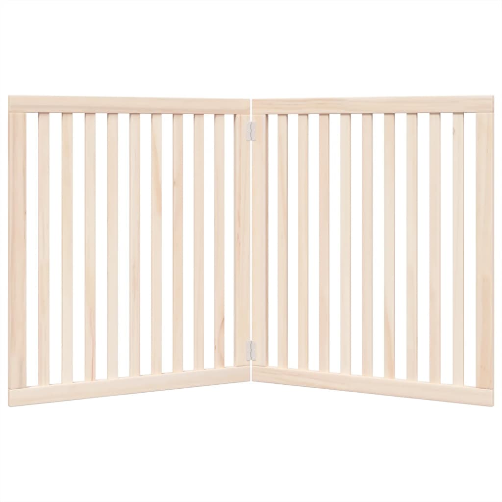 vidaXL Składana bramka zabezpieczająca dla psa, 2 panele, 160 cm