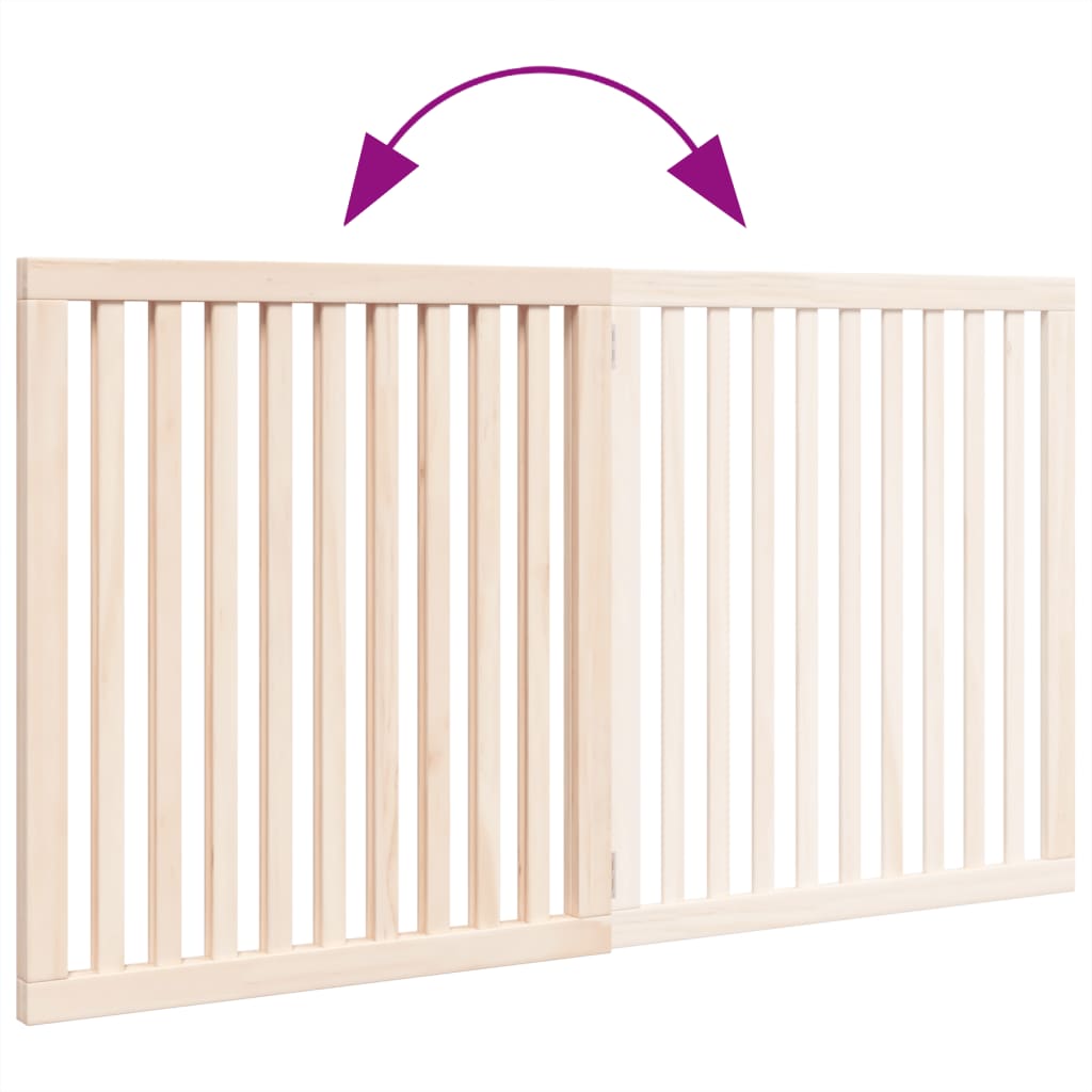 vidaXL Składana bramka zabezpieczająca dla psa, 2 panele, 160 cm