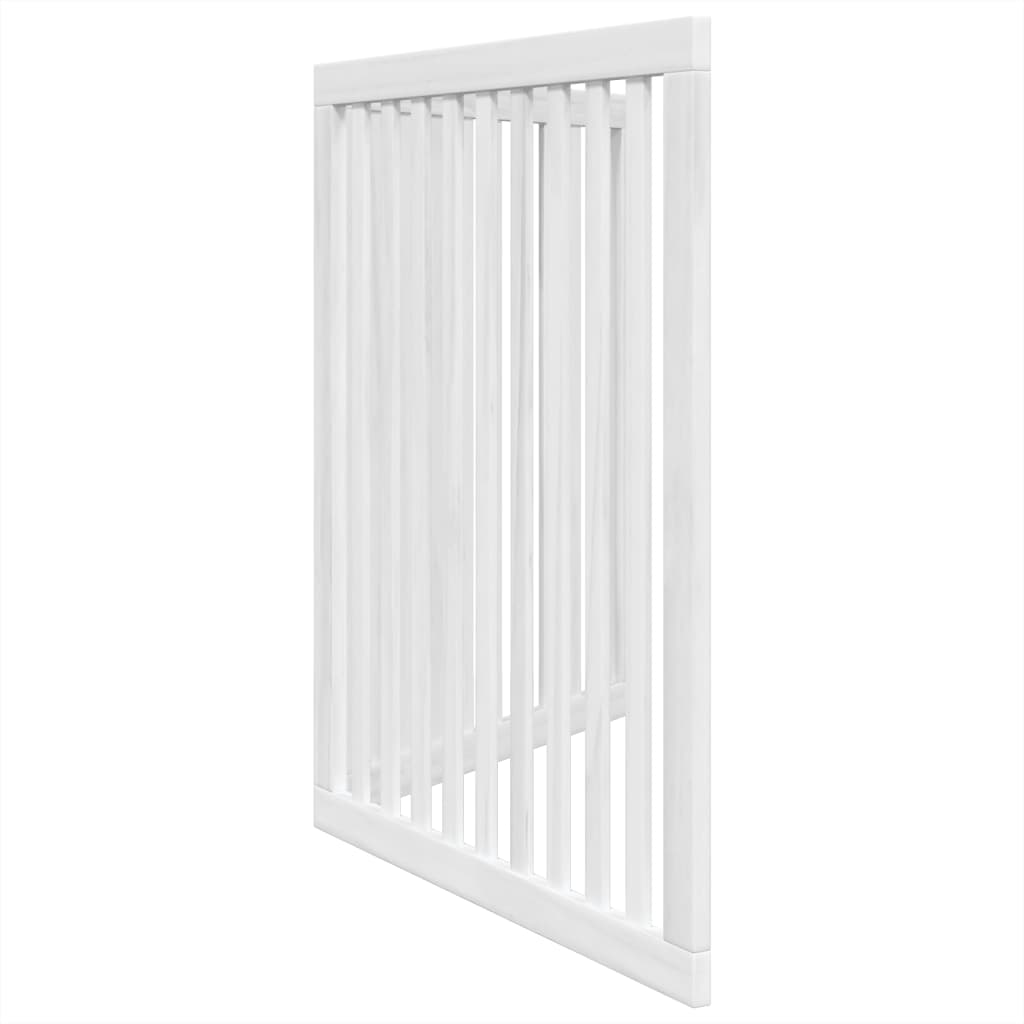 vidaXL Składana bramka zabezpieczająca dla psa, 2 panele, biała, 160cm