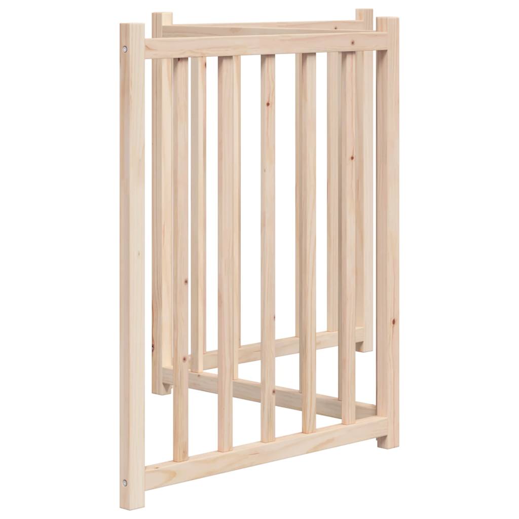 vidaXL Składana bramka zabezpieczająca dla psa, 3 panele, 150 cm