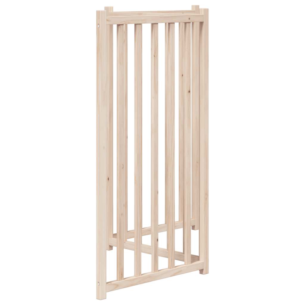 vidaXL Bramka dla psa składana 3 panele 150 cm lite drewno jodłowe
