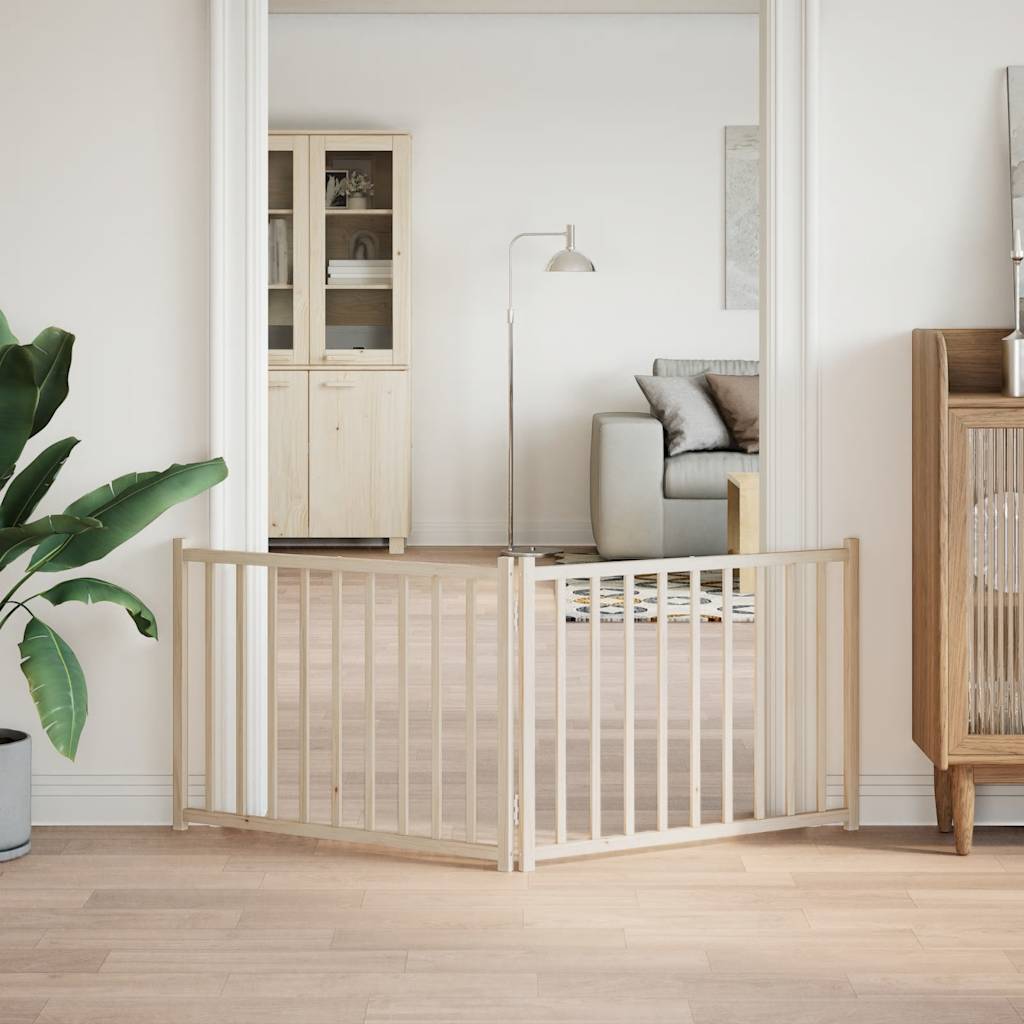 vidaXL Składana bramka zabezpieczająca dla psa, 2 panele, 160 cm