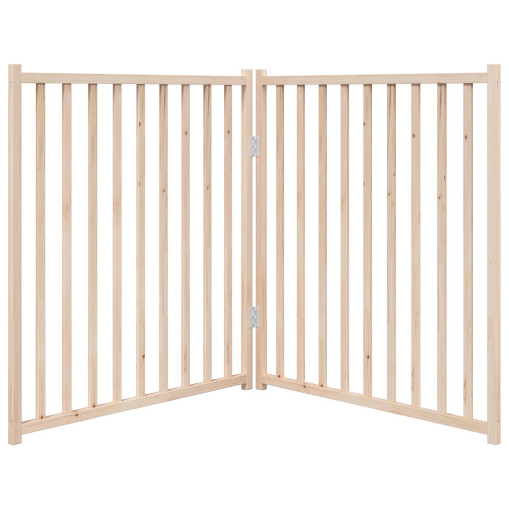 vidaXL Składana bramka zabezpieczająca dla psa, 2 panele, 160 cm