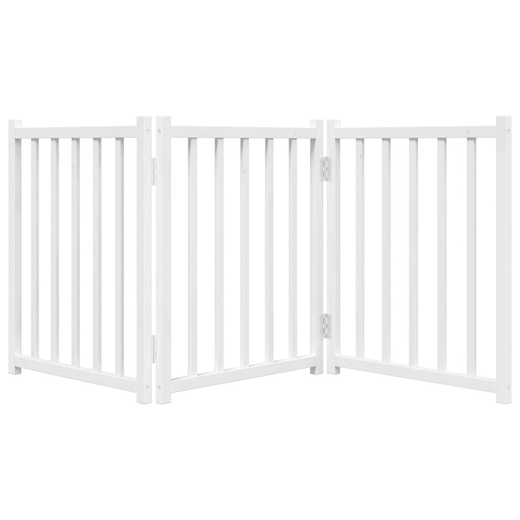 vidaXL Składana bramka zabezpieczająca dla psa, 3 panele, 150 cm