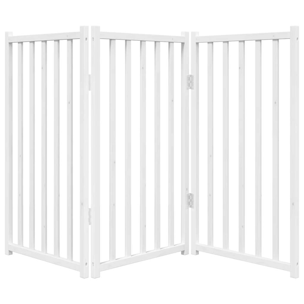vidaXL Składana bramka zabezpieczająca dla psa, 3 panele, 150 cm