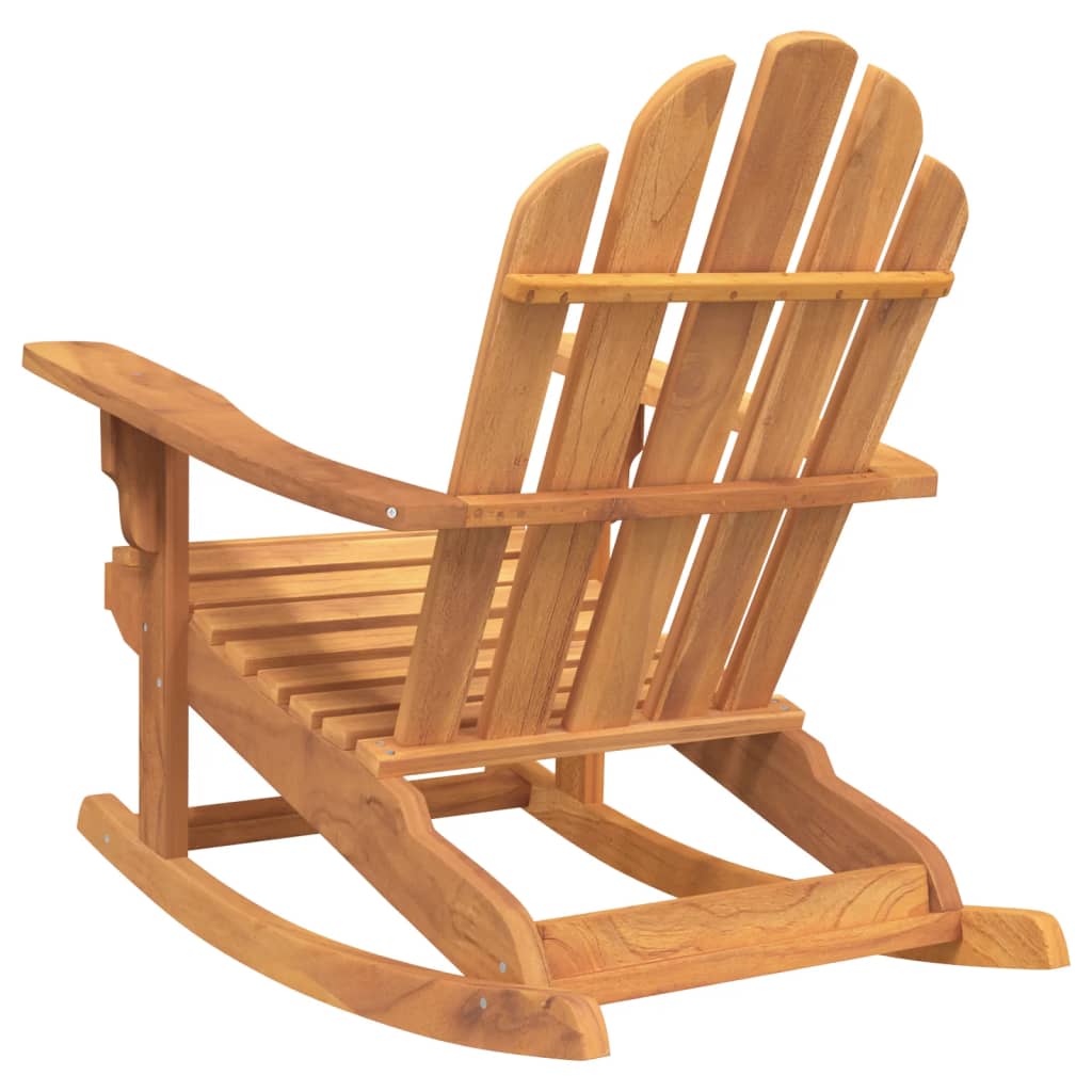 vidaXL Bujany fotel ogrodowy Adirondack, 79x100x103 cm, drewno tekowe