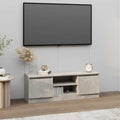 vidaXL Szafka pod TV, z drzwiczkami, szarość betonu, 102x30x36 cm