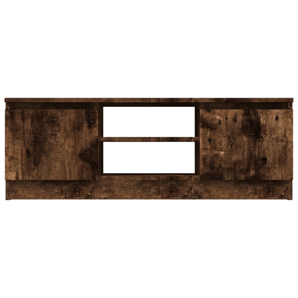 vidaXL Szafka pod TV, z drzwiczkami, przydymiony dąb, 102x30x36 cm
