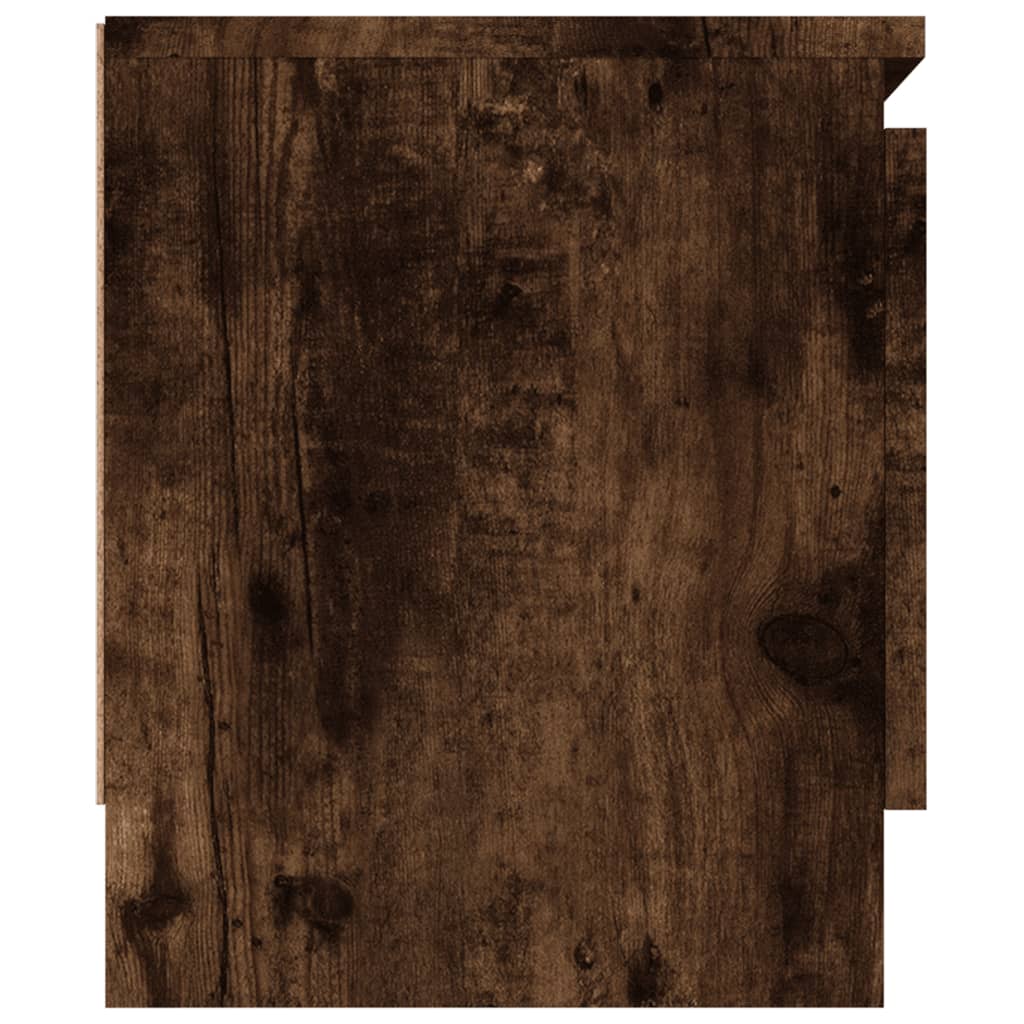 vidaXL Szafka pod TV, z drzwiczkami, przydymiony dąb, 102x30x36 cm