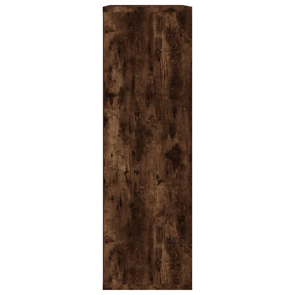 vidaXL Regał na książki/szafka, przydymiony dąb, 50x25x80 cm
