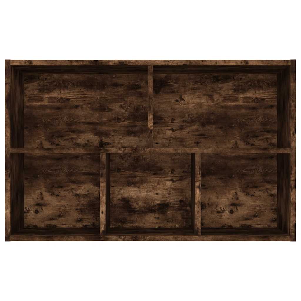 vidaXL Regał na książki/szafka, przydymiony dąb, 50x25x80 cm