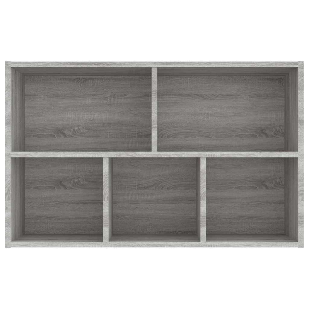 vidaXL Regał na książki/szafka, szary dąb sonoma, 50x25x80 cm