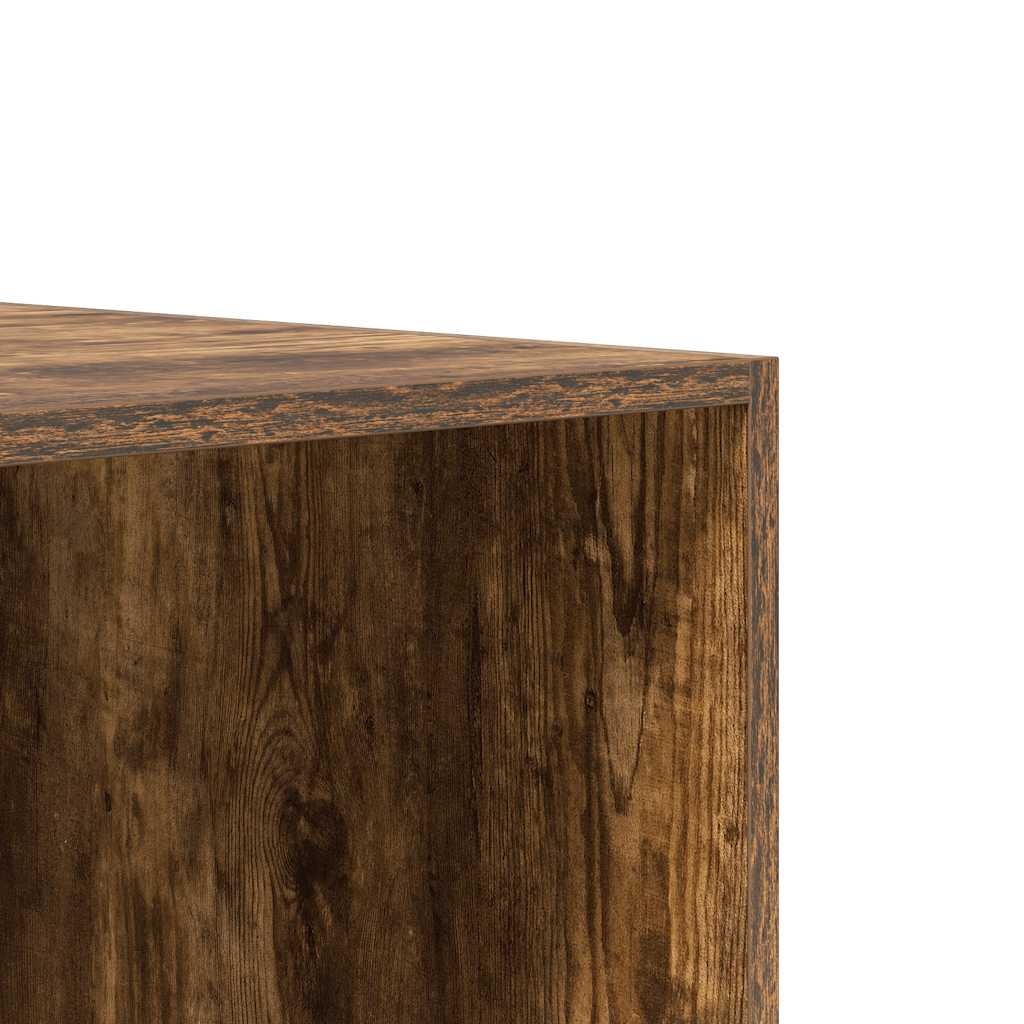 vidaXL Szafa, przydymiony dąb, 100x50x200 cm, materiał drewnopochodny