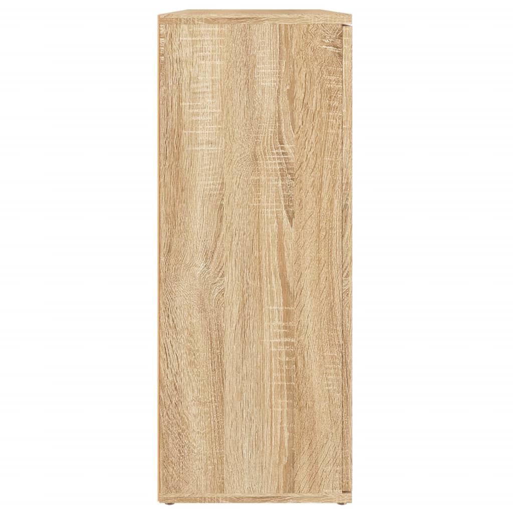 vidaXL Komoda Sonoma Oak 91x29,5x75 cm Drewno konstrukcyjne