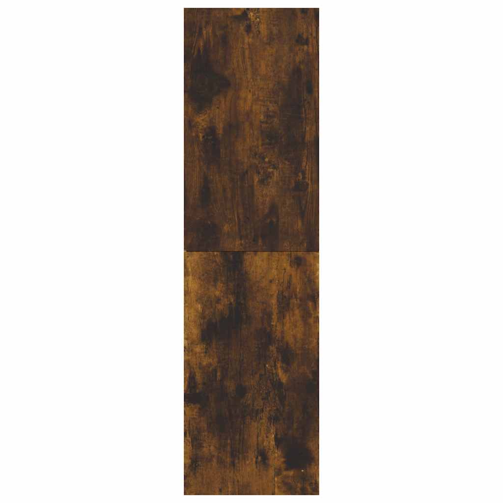vidaXL Wisząca szafka telewizyjna, przydymiony dąb, 30,5x30x110 cm