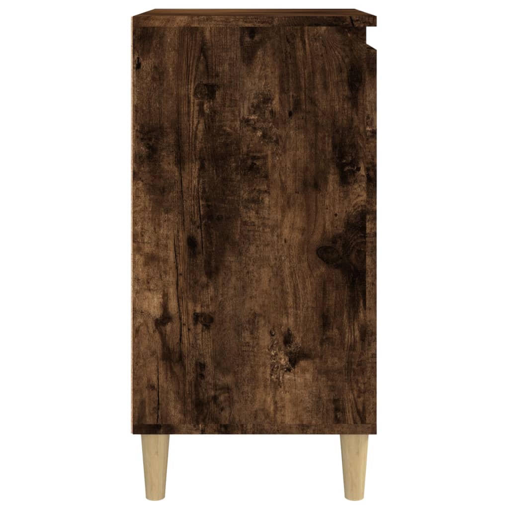 vidaXL Szafka nocna, przydymiony dąb, 40x35x70 cm