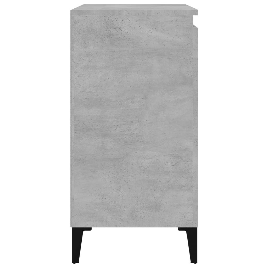 vidaXL Szafka nocna, szarość betonu, 40x35x70 cm