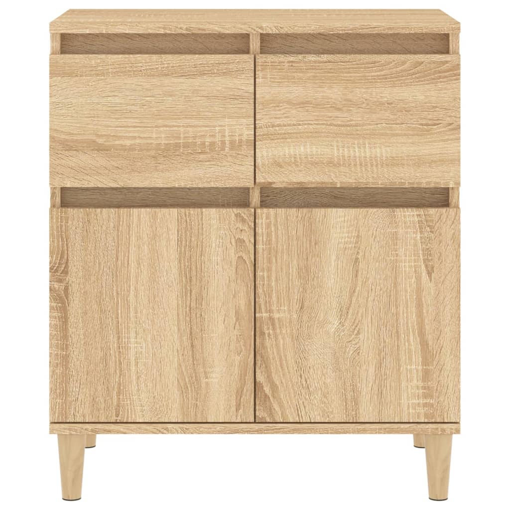 vidaXL Komoda, dąb sonoma, 60x35x70 cm, materiał drewnopochodny
