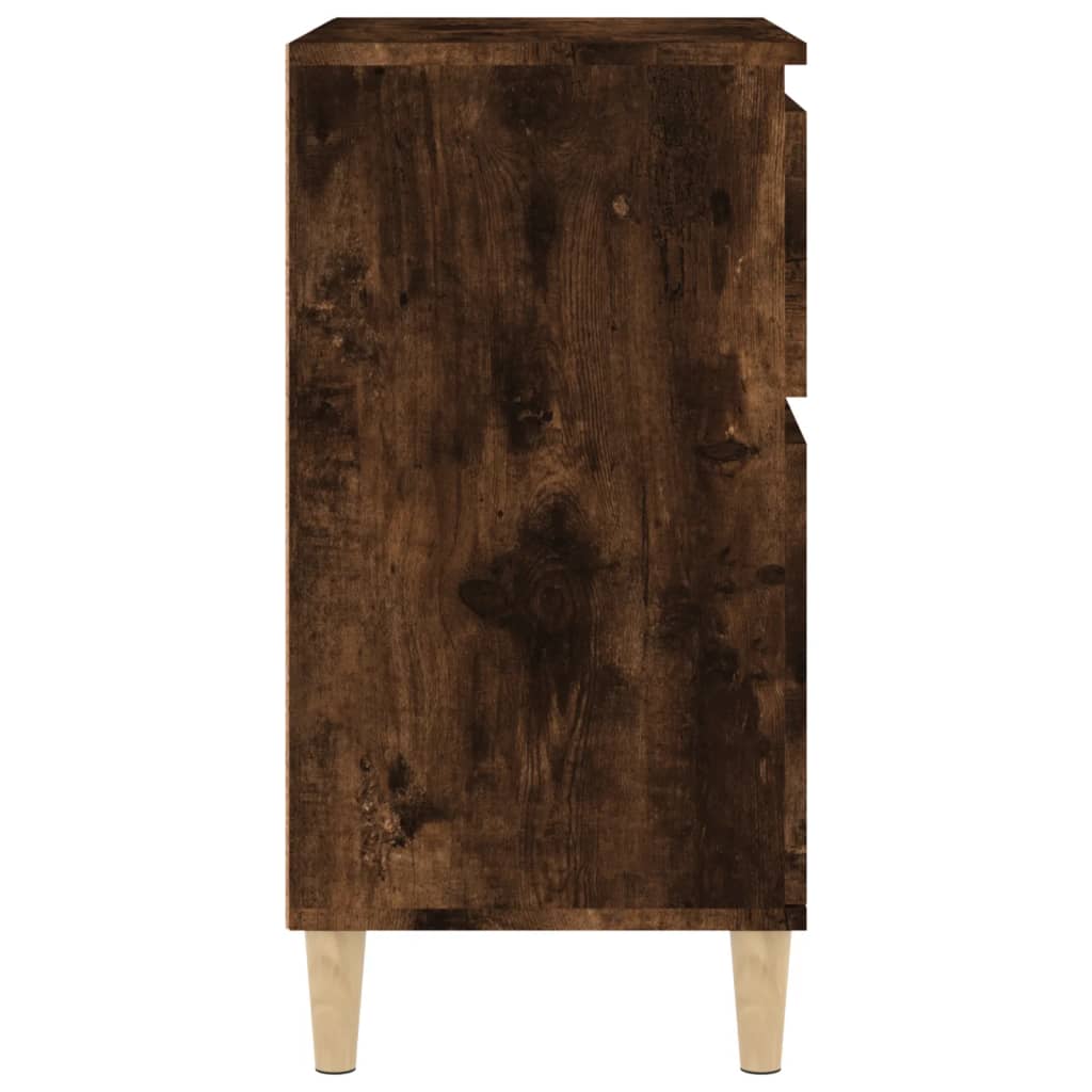 vidaXL Komoda, przydymiony dąb, 60x35x70 cm, materiał drewnopochodny