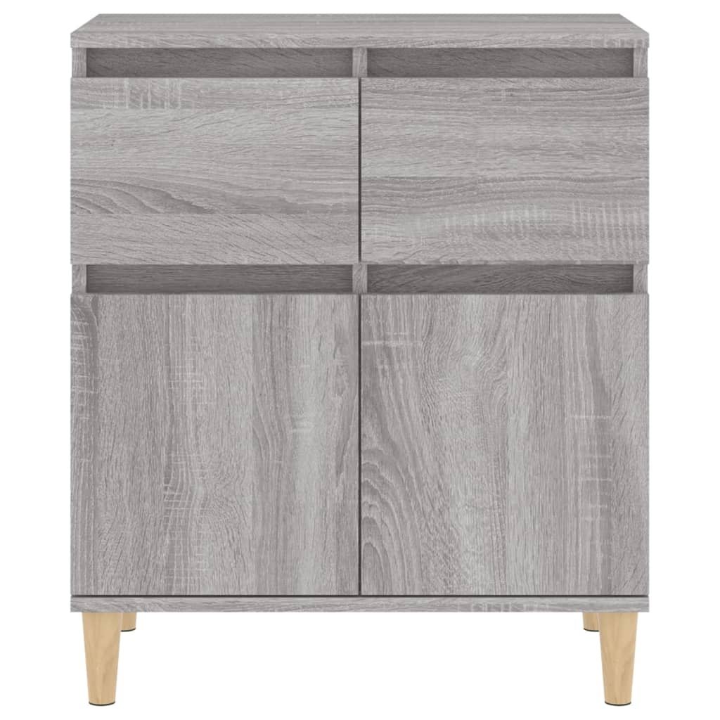 vidaXL Komoda, szary dąb sonoma, 60x35x70 cm, materiał drewnopochodny