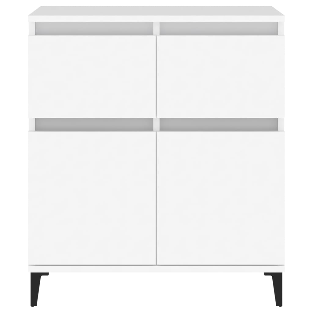 vidaXL Komoda, biała, 60x35x70 cm, materiał drewnopochodny