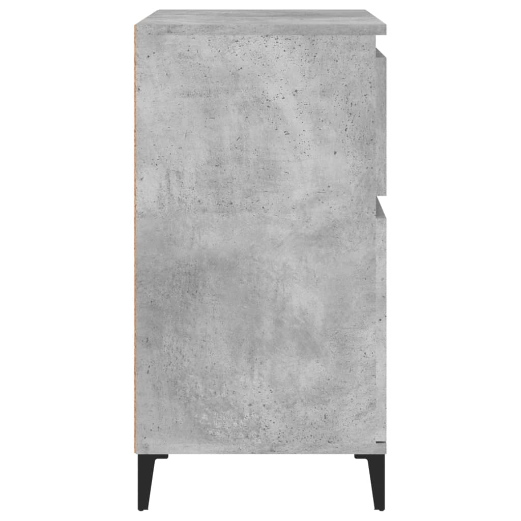 vidaXL Komoda, szarość betonu, 60x35x70 cm, materiał drewnopochodny