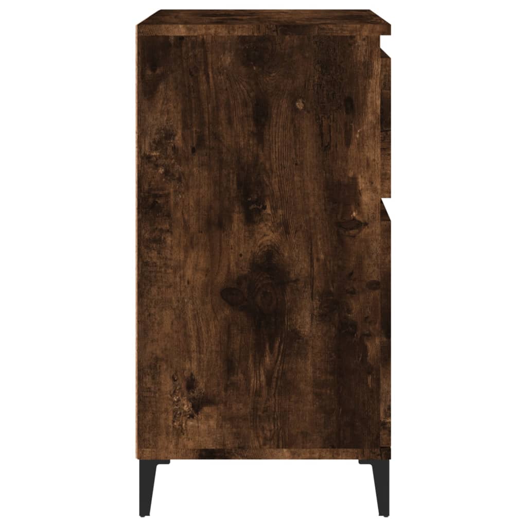 vidaXL Komoda, przydymiony dąb, 60x35x70 cm, materiał drewnopochodny