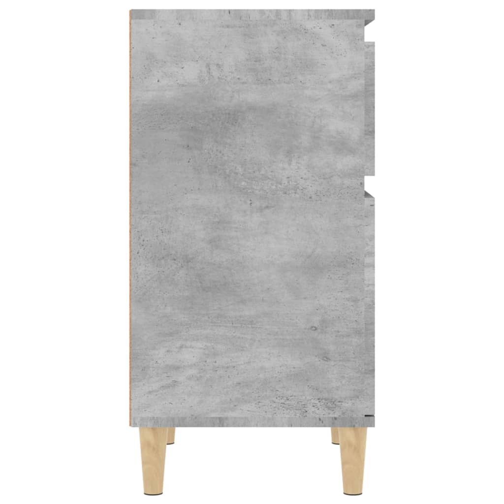 vidaXL Szafka nocna, szarość betonu, 40x35x70 cm