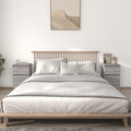 vidaXL Szafki nocne, 2 szt., kolor szary dąb sonoma, 40x35x70 cm