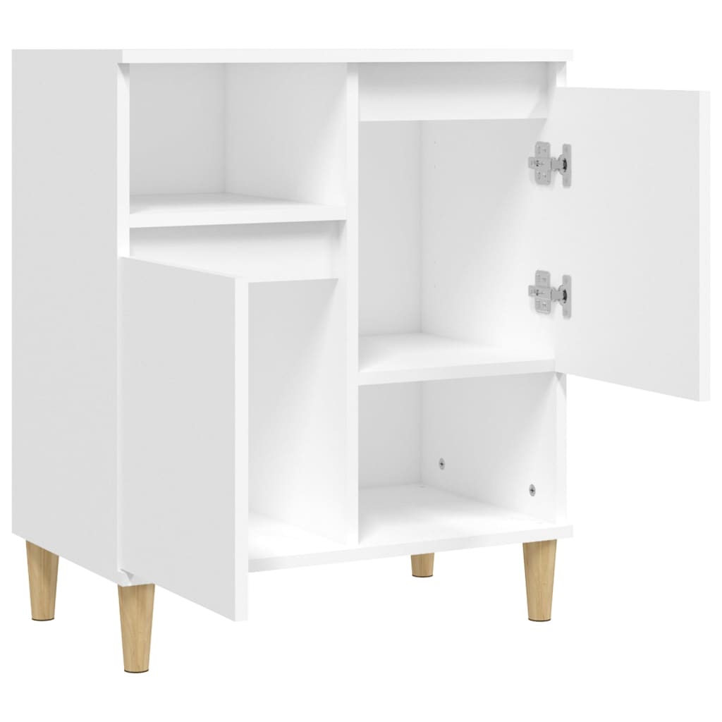 vidaXL Komoda, biała, 60x35x70 cm, materiał drewnopochodny