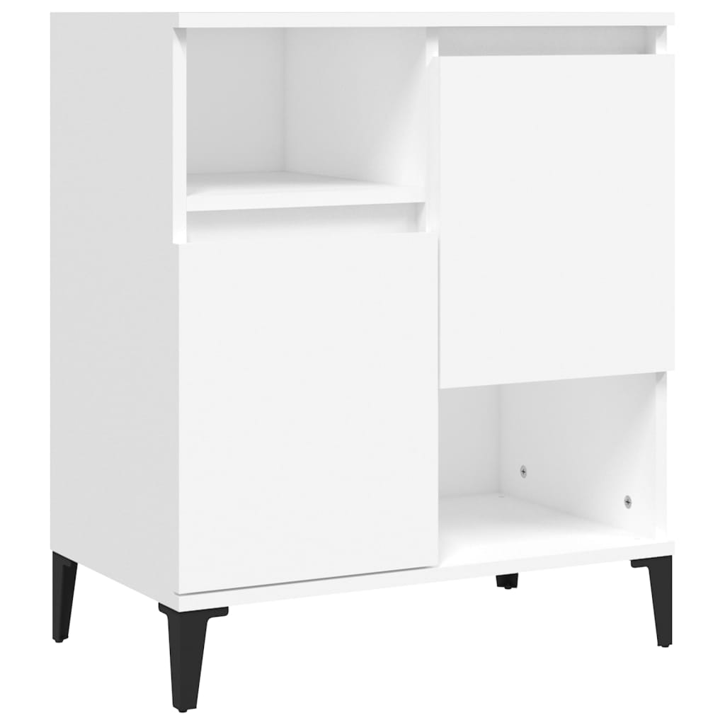 vidaXL Komoda, biała, 60x35x70 cm, materiał drewnopochodny