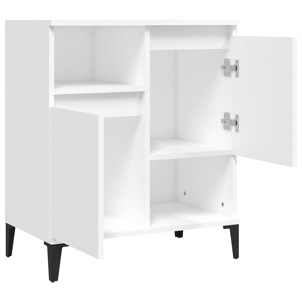 vidaXL Komoda, biała, 60x35x70 cm, materiał drewnopochodny