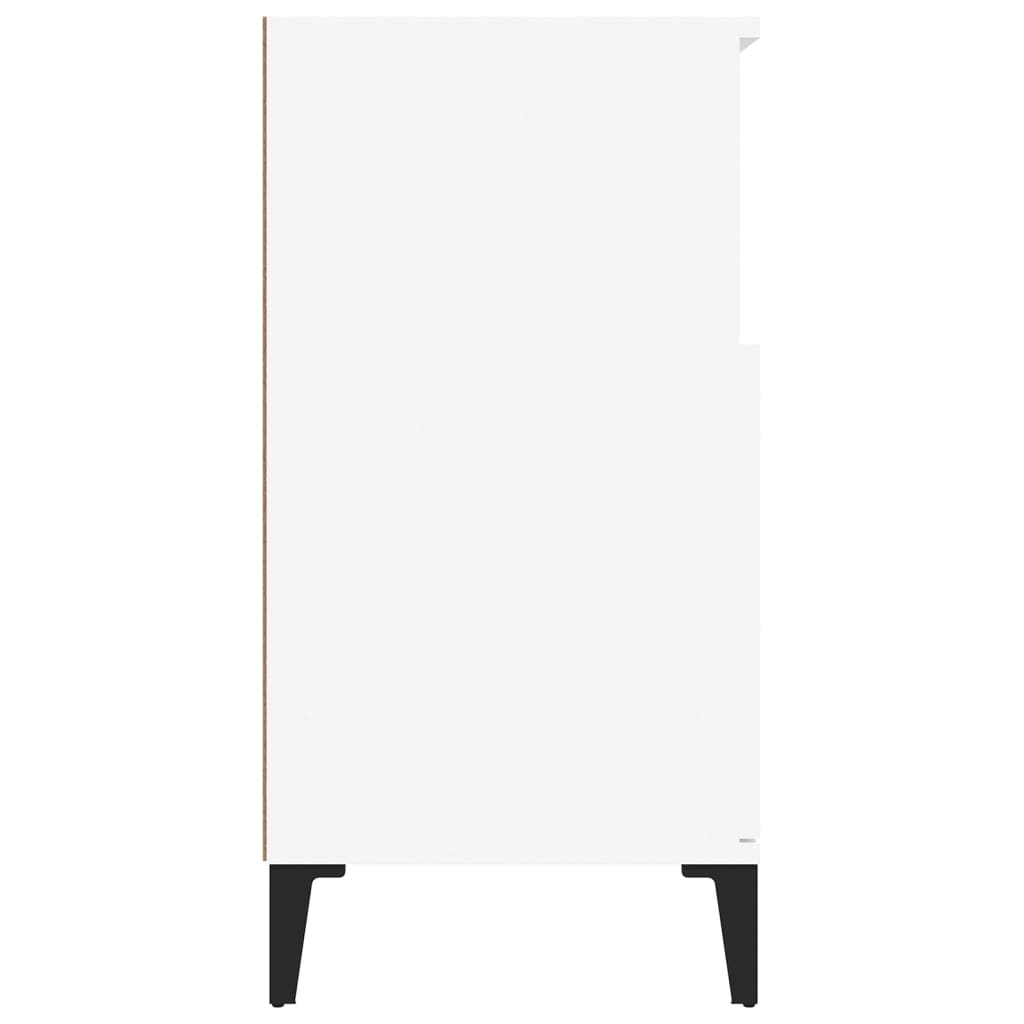 vidaXL Komoda, biała, 60x35x70 cm, materiał drewnopochodny