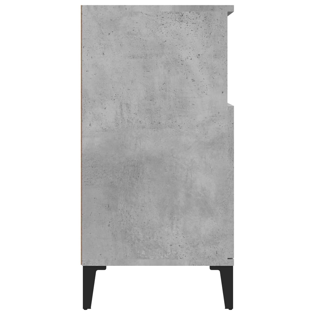 vidaXL Komoda, szarość betonu, 60x35x70 cm, materiał drewnopochodny