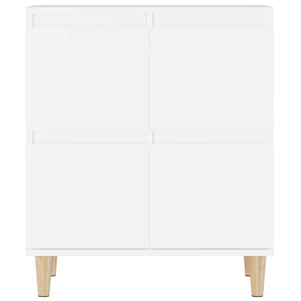 vidaXL Komoda, biała, 60x35x70 cm, materiał drewnopochodny