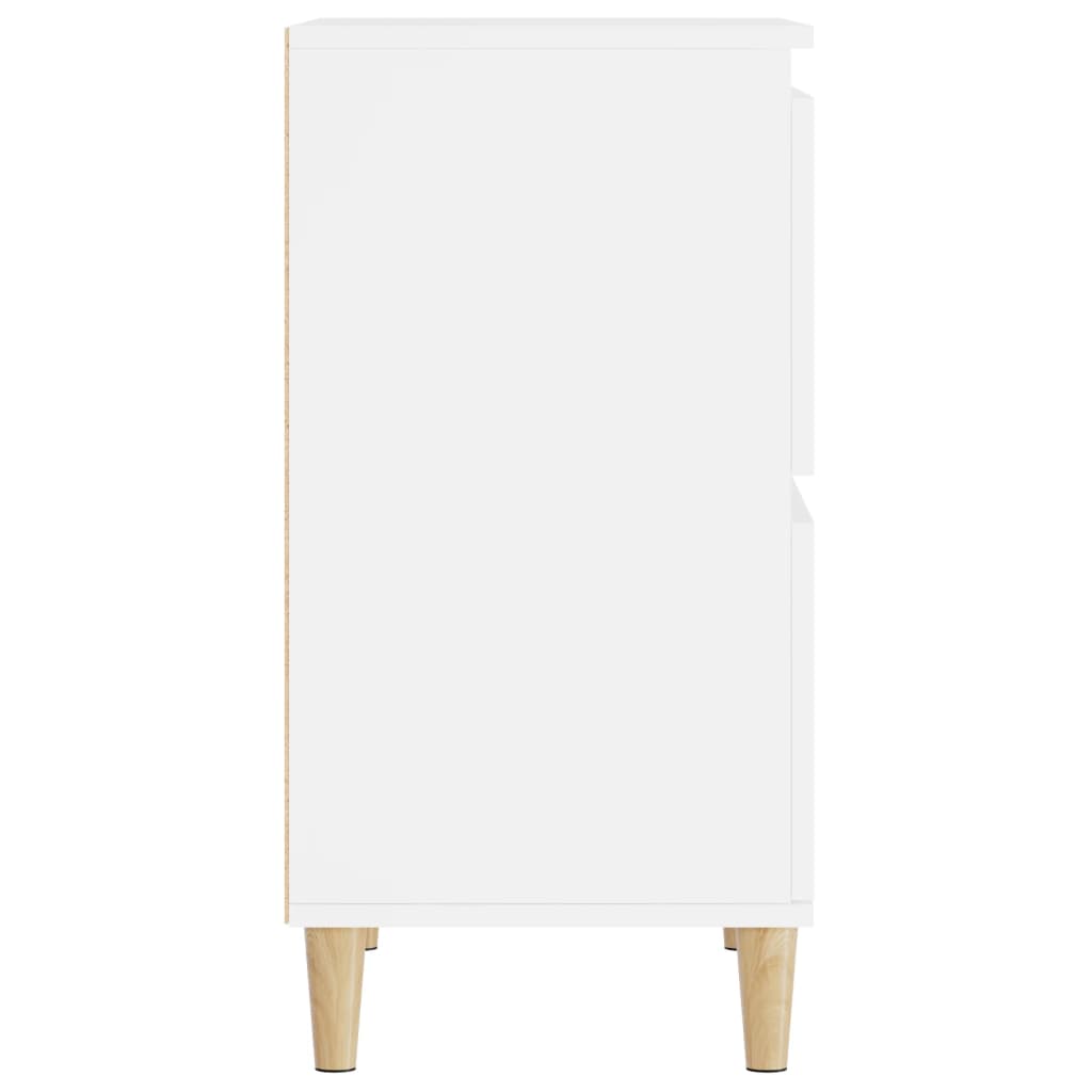 vidaXL Komoda, biała, 60x35x70 cm, materiał drewnopochodny