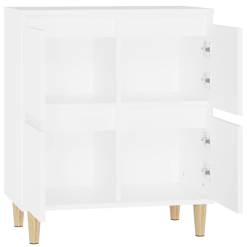vidaXL Komoda, biała, 60x35x70 cm, materiał drewnopochodny