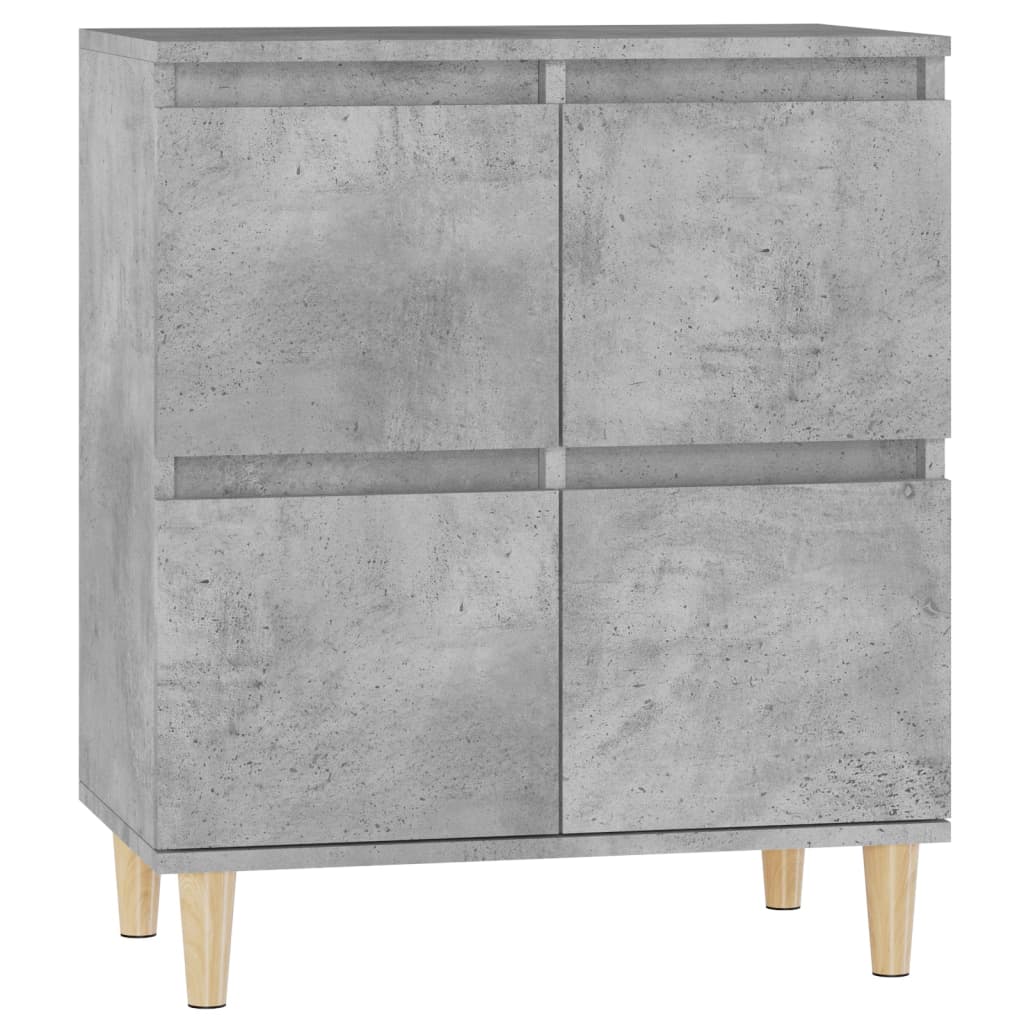 vidaXL Komoda, szarość betonu, 60x35x70 cm, materiał drewnopochodny