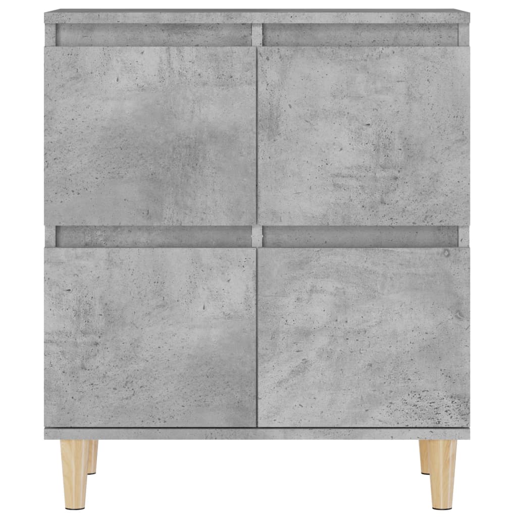vidaXL Komoda, szarość betonu, 60x35x70 cm, materiał drewnopochodny