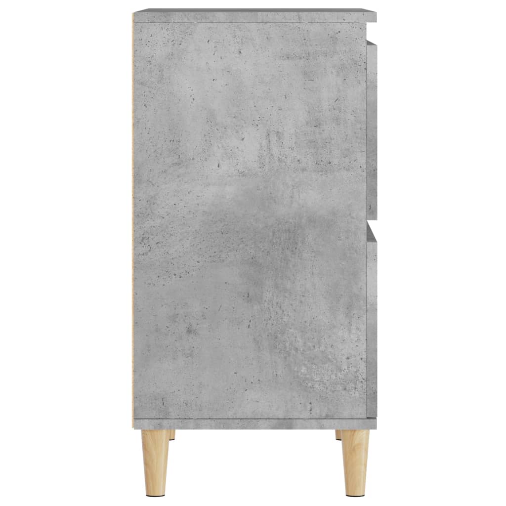 vidaXL Komoda, szarość betonu, 60x35x70 cm, materiał drewnopochodny