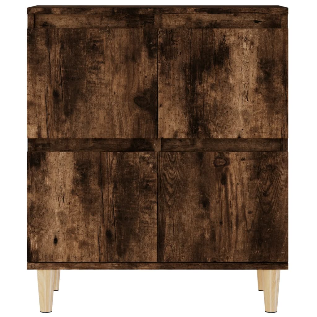 vidaXL Komoda, przydymiony dąb, 60x35x70 cm, materiał drewnopochodny