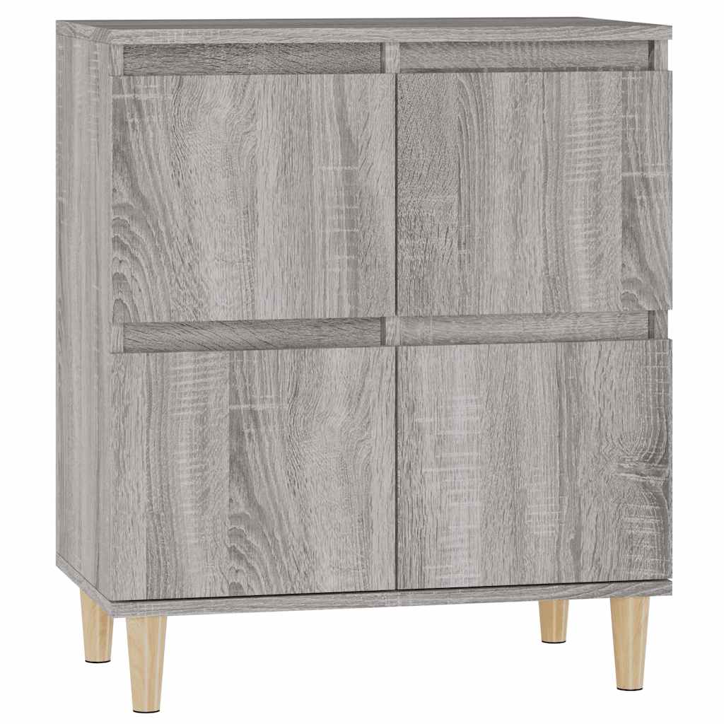 vidaXL Komoda, szary dąb sonoma, 60x35x70 cm, materiał drewnopochodny