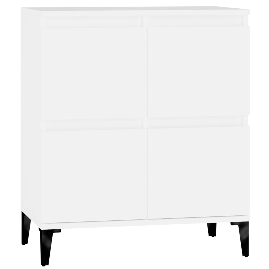 vidaXL Komoda, biała, 60x35x70 cm, materiał drewnopochodny