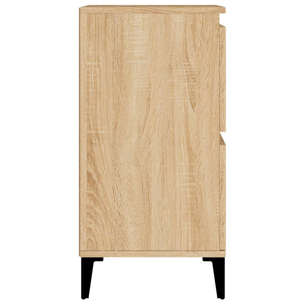 vidaXL Komoda, dąb sonoma, 60x35x70 cm, materiał drewnopochodny