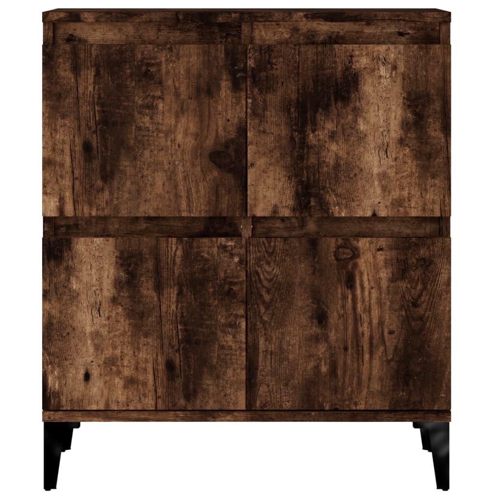 vidaXL Komoda, przydymiony dąb, 60x35x70 cm, materiał drewnopochodny