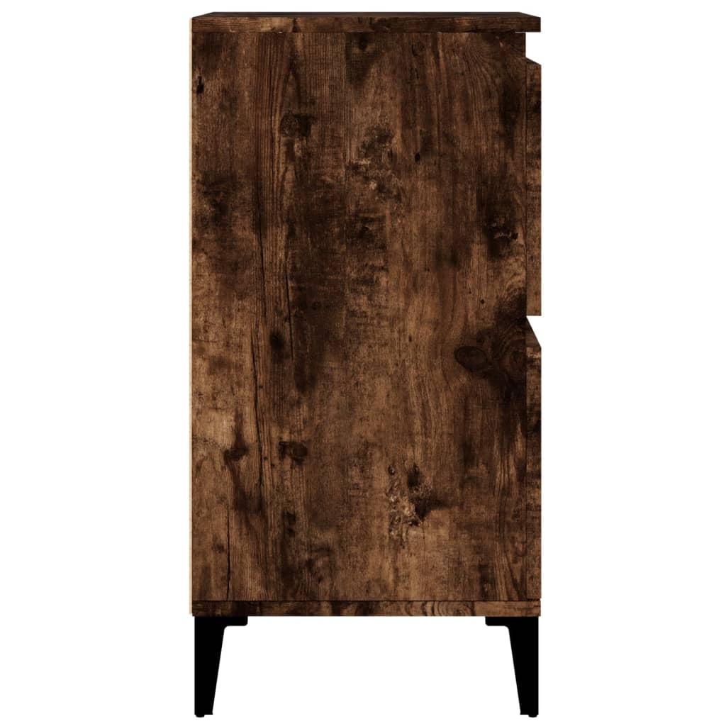 vidaXL Komoda, przydymiony dąb, 60x35x70 cm, materiał drewnopochodny